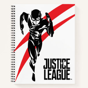 Justice League The Flash Running Noir Pop Art Notebook