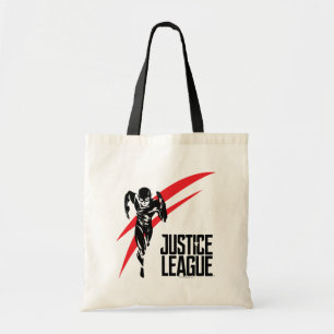 Justice League   The Flash Running Noir Pop Art Tote Bag