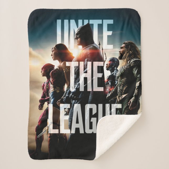 Justice League | Unite The League Sherpa Blanket (Front)