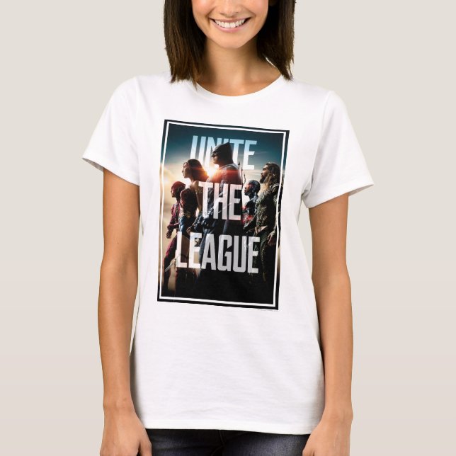 Justice League | Unite The League T-Shirt (Front)