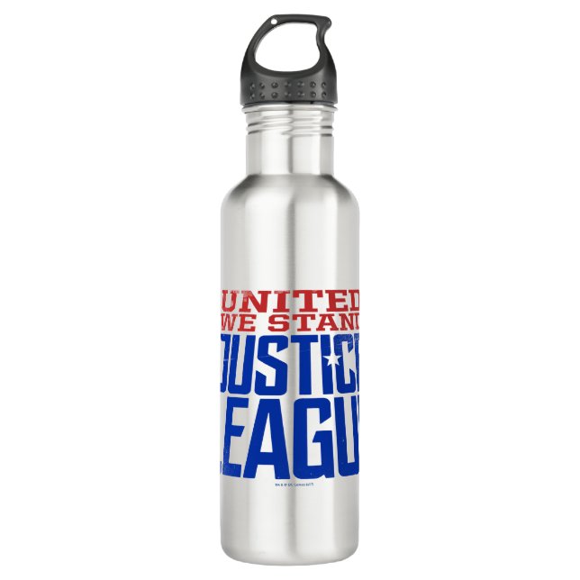 Justice League | United We Stand Graphic 710 Ml Water Bottle (Front)