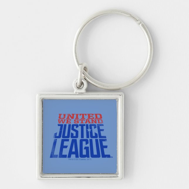 Justice League | United We Stand Graphic Key Ring (Front)