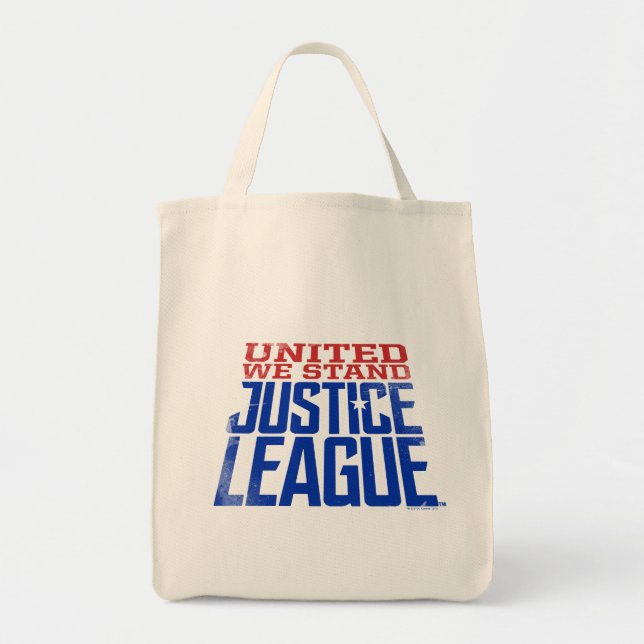 Justice League | United We Stand Graphic Tote Bag (Front)