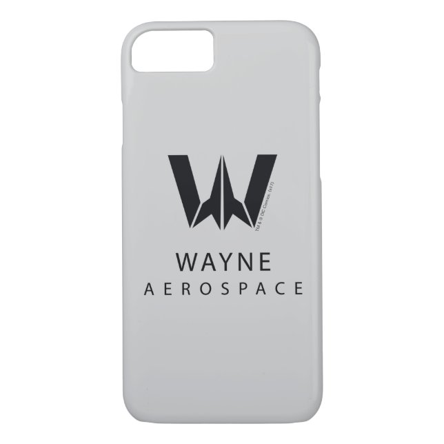 Justice League | Wayne Aerospace Logo Case-Mate iPhone Case (Back)