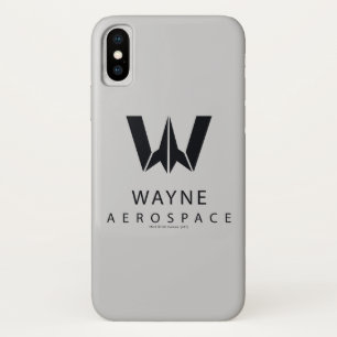 Justice League   Wayne Aerospace Logo iPhone X Case