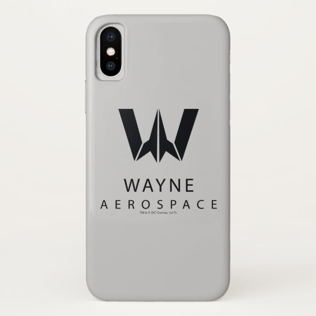 Justice League | Wayne Aerospace Logo Case-Mate iPhone Case (Back)