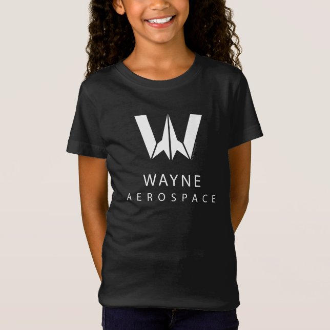Justice League | Wayne Aerospace Logo T-Shirt (Front)