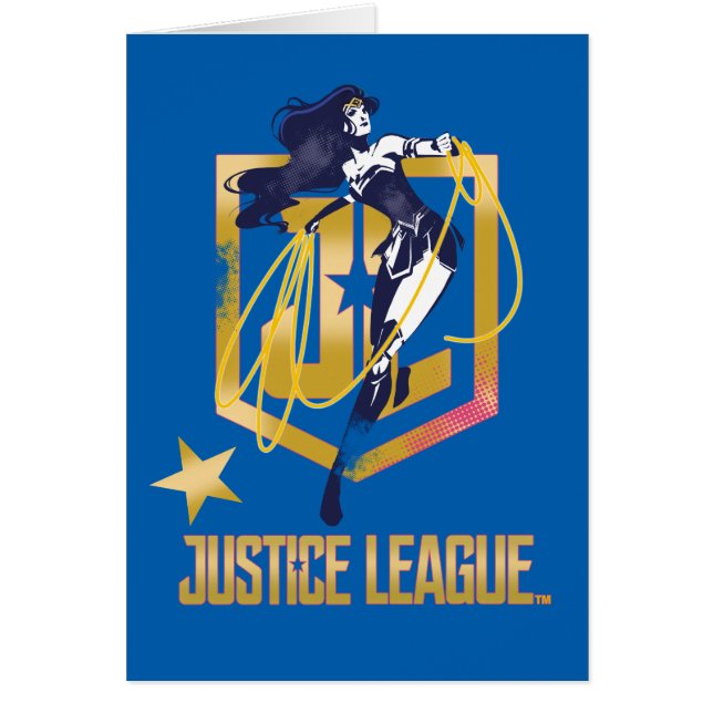 Justice League | Wonder Woman JL Logo Pop Art (Front)