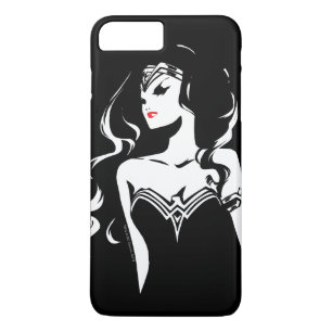 Justice League   Wonder Woman Noir Pop Art iPhone 8 Plus/7 Plus Case