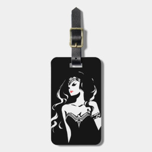 Justice League   Wonder Woman Noir Pop Art Luggage Tag