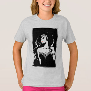 Justice League Wonder Woman Noir Pop Art T-Shirt