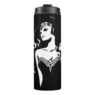 Justice League   Wonder Woman Noir Pop Art Thermal Tumbler