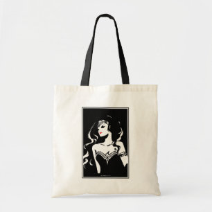 Justice League   Wonder Woman Noir Pop Art Tote Bag