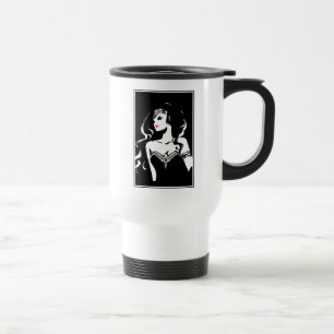 Justice League   Wonder Woman Noir Pop Art Travel Mug