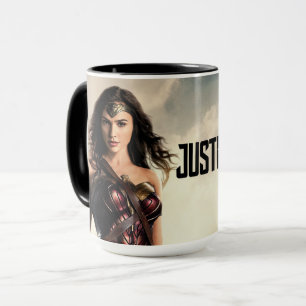 Justice League Wonder Woman On Battlefield Mug