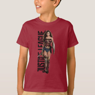 Justice League   Wonder Woman On Battlefield T-Shirt