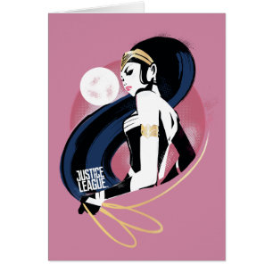 Justice League   Wonder Woman Profile Pop Art