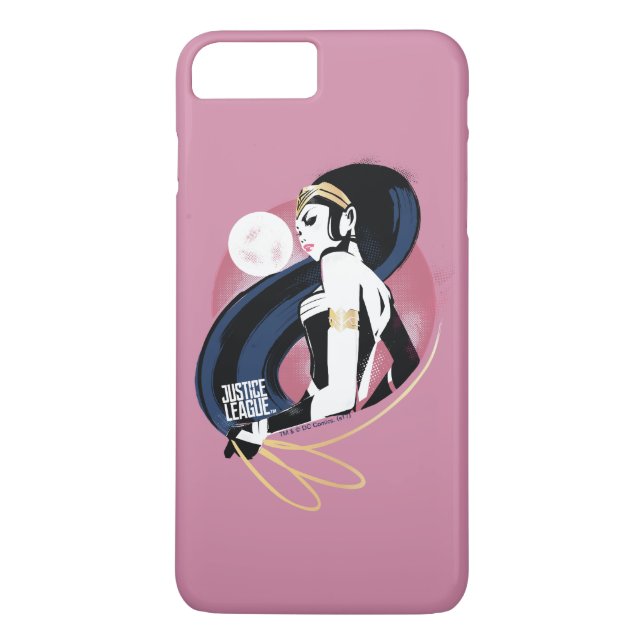 Justice League | Wonder Woman Profile Pop Art Case-Mate iPhone Case (Back)