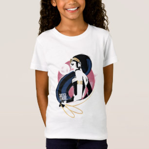 Justice League   Wonder Woman Profile Pop Art T-Shirt