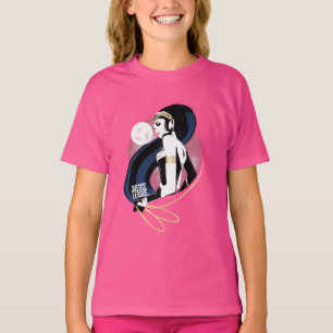 Justice League   Wonder Woman Profile Pop Art T-Shirt