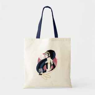 Justice League   Wonder Woman Profile Pop Art Tote Bag
