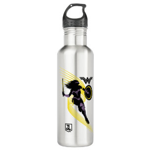 Justice League   Wonder Woman Silhouette Icon 710 Ml Water Bottle