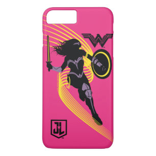 Justice League   Wonder Woman Silhouette Icon iPhone 8 Plus/7 Plus Case