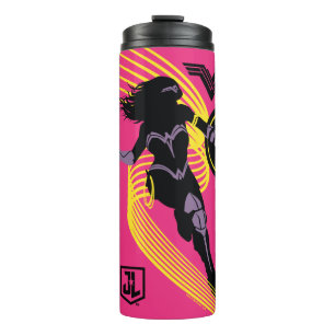 Justice League   Wonder Woman Silhouette Icon Thermal Tumbler
