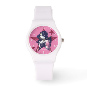 Justice League Wonder Woman & Stars Pop Art Watch