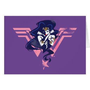 Justice League Wonder Woman & Symbol Pop Art