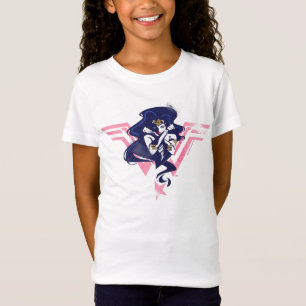 Justice League   Wonder Woman & Symbol Pop Art T-Shirt
