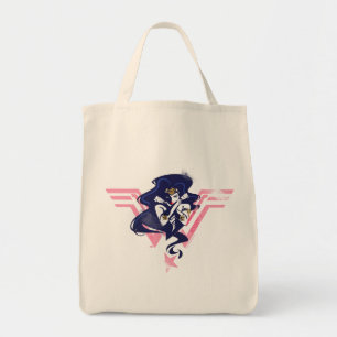 Justice League Wonder Woman & Symbol Pop Art Tote Bag