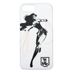 Justice League   Wonder Woman With Lasso Pop Art iPhone 8/7 Case