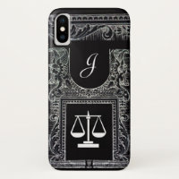 JUSTICE LEGAL OFFICE,ATTORNEY Monogram Black