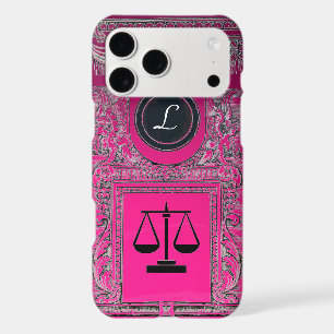 JUSTICE LEGAL OFFICE, ATTORNEY Monogram Pink