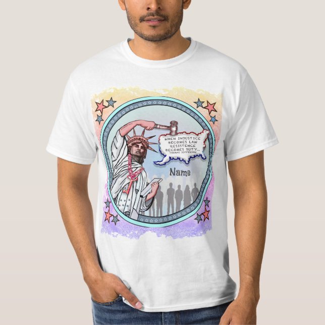 Justice Liberty Political t-shirt (Front)