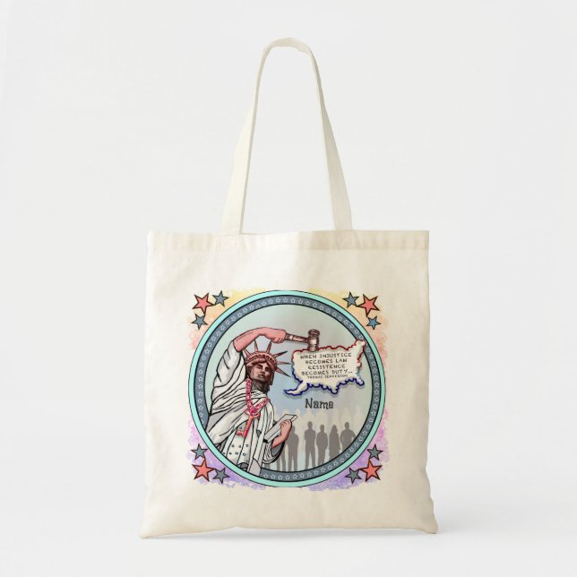 Justice Liberty Political  Tote Bag (Front)