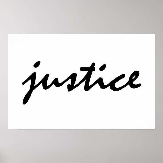 Justice Poster (Front)