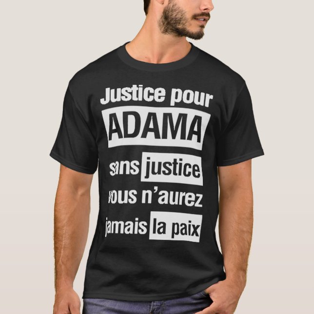 justice pour adama  Classic T-Shirt (Front)