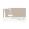 Justice Scale  Attorney Business Card