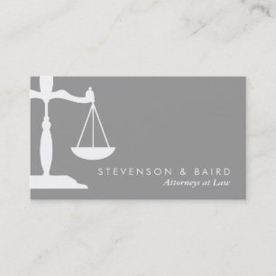 Justice Scale  Business Card