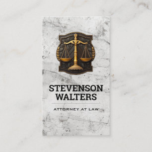 Justice Scales Graphic Lawyer Appointment Card