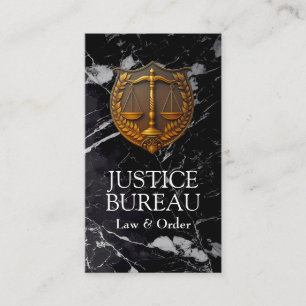 Justice Scales   Law Appointment Card