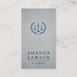 Justice Scales Lawyer Appointment Card