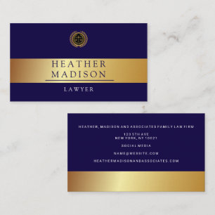 Justice Scales Lawyer Law Book Appointment Card