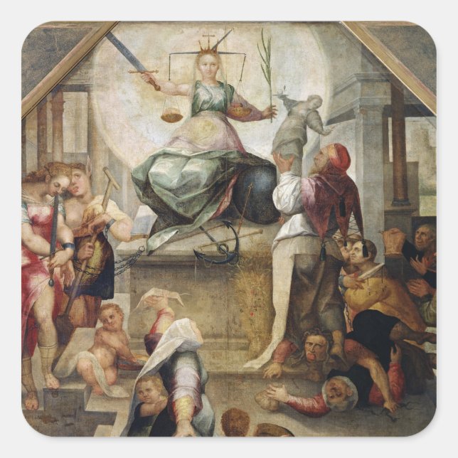 Justice Square Sticker (Front)