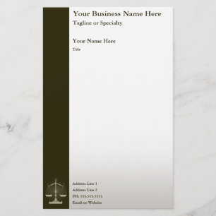 justice stationery