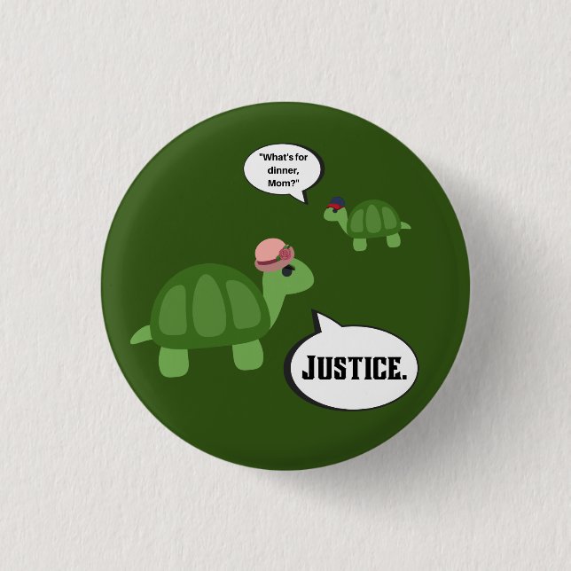 Justice Turtle Pin (Front)