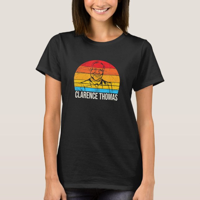 Justices Clarence Thomas Vintage T-Shirt (Front)