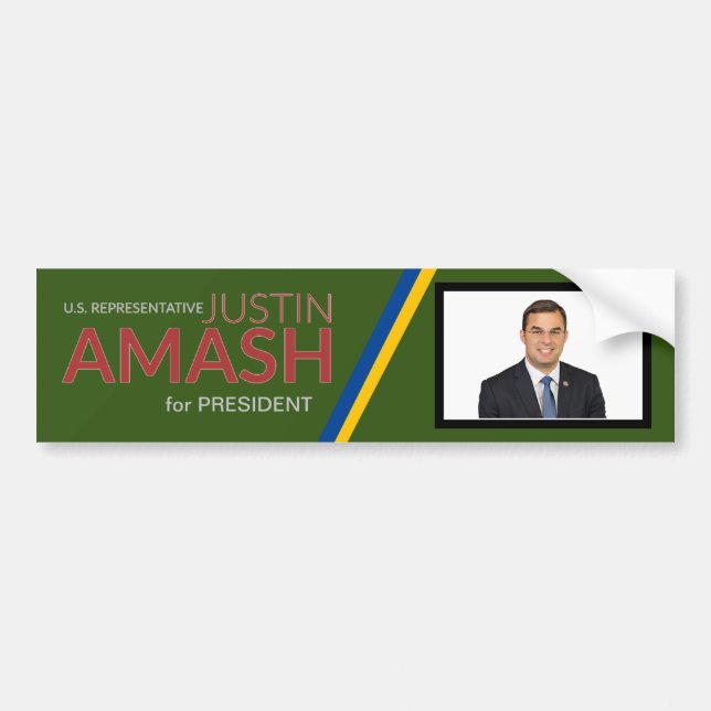 Justin Amash for President 2020 Bumper Sticker (Front)